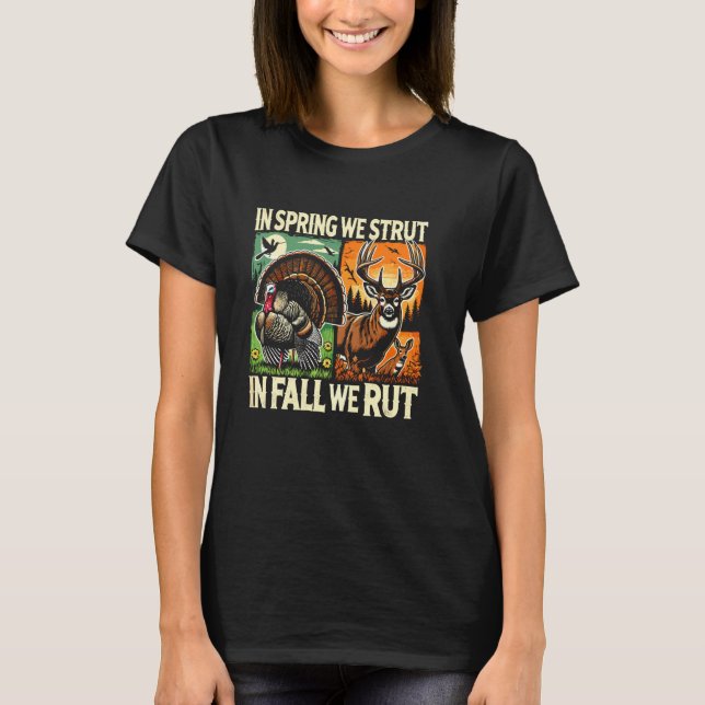 T-shirt Saison de chasse Dinde & Cerf Huntsman (Devant)