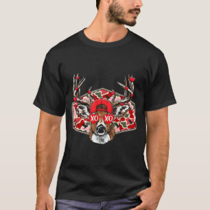 T-shirt Saison de chasse du cerf buck Xoxo Camo Saint-Vale