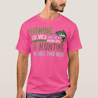 T-shirt Saison De Chasse Et De Pêche Drôle