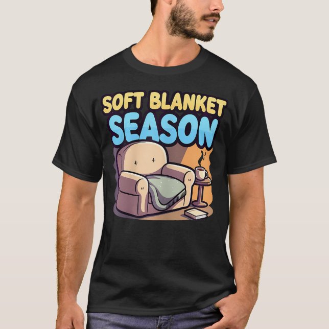 T-shirt Saison de couverture douce Détente cosy (Devant)