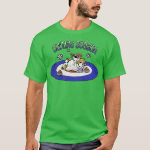 T-shirt Saison de curling