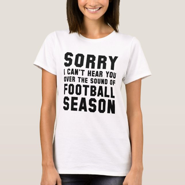 T-shirt Saison De Football (Devant)