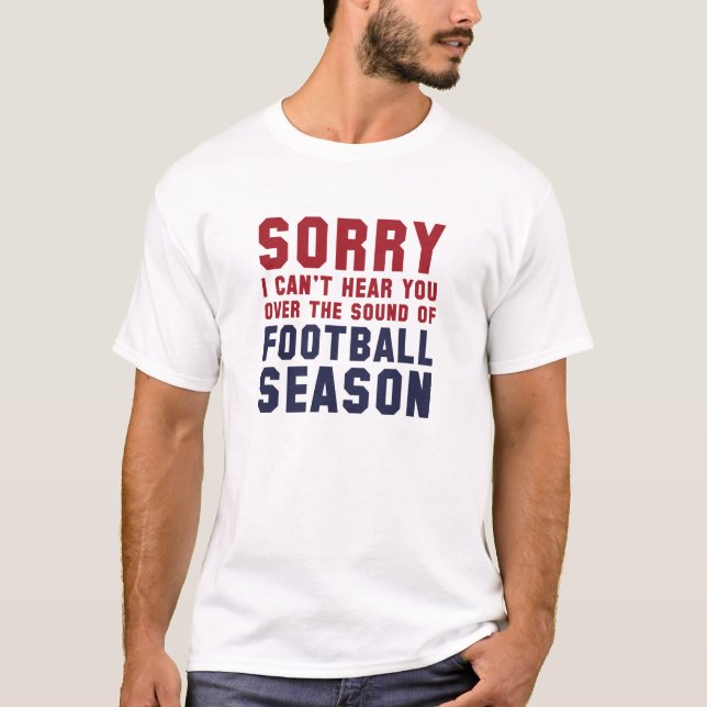 T-shirt Saison De Football (Devant)
