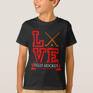 T-shirt Saison de hockey sur gazon Bâton et palet - plaisi
