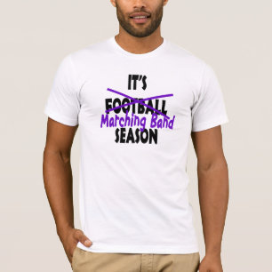 T-shirt Saison de la bande de Marquage/pourpre