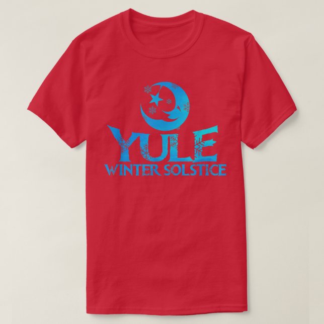 T-shirt Saison de neige du Yule Winter Solstice  (Design devant)