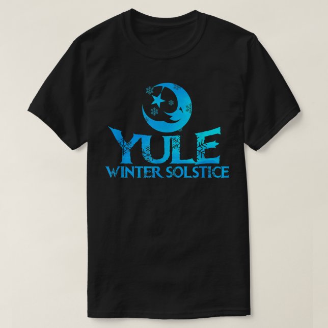 T-shirt Saison de neige du Yule Winter Solstice  (Design devant)