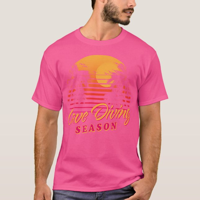 T-shirt Saison de plongée de grotte Plongeur de grotte Hob (Devant)