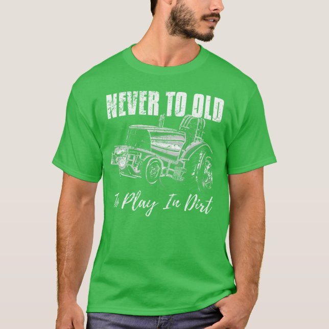 T-shirt Saison de traction de tracteurs anciens (Devant)