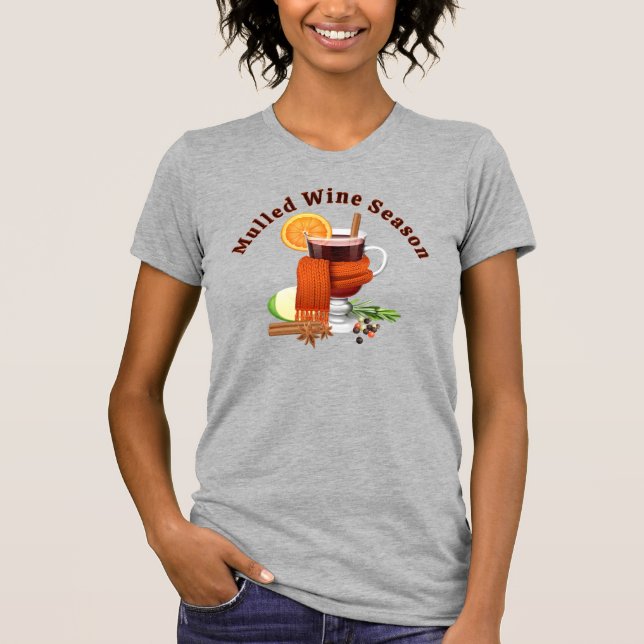T-shirt Saison de vin multicouche (Devant)