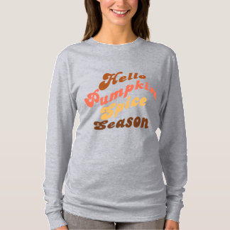 T-shirt Saison d'épices Citrouille Hello