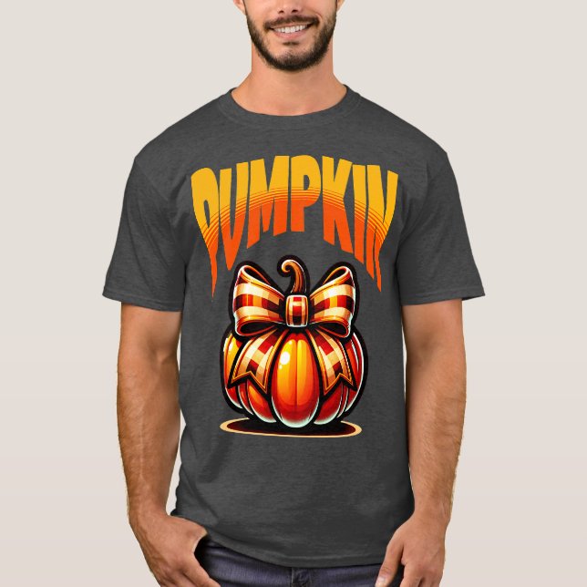 T-shirt saison des citrouilles halloween (Devant)