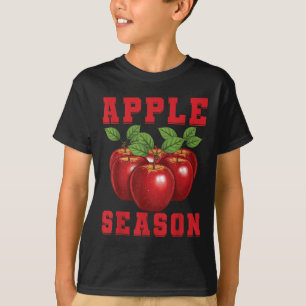 T-shirt Saison des pommes Fruit de pomme Amour Cueilleur d