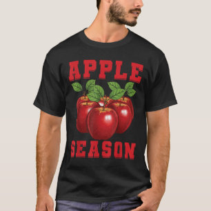 T-shirt Saison des pommes Fruit de pomme Amour Cueilleur d