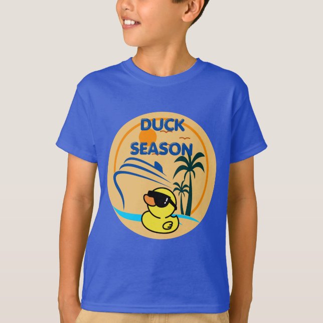 T-shirt Saison du canard en caoutchouc (Devant)
