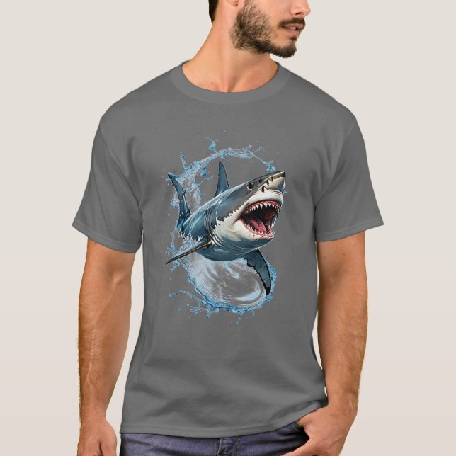 T-shirt Saison du requin (Devant)