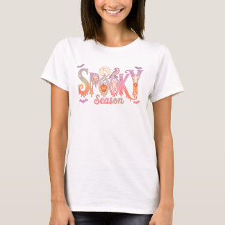 T-shirt Saison éffrayante belle Halloween esthétique T-shi