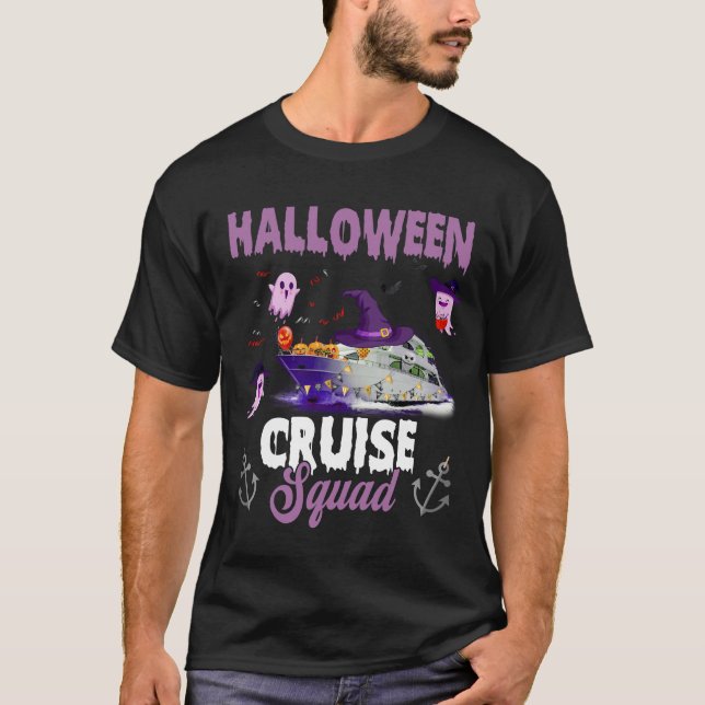 T-shirt Saison Éffrayante de l'équipage de croisière Hallo (Devant)