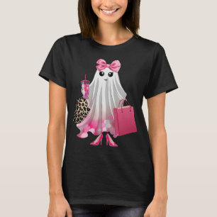 T-shirt Saison Éffrayante des femmes Fantôme Halloween Boo