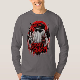 T-shirt Saison effrayante Halloween Fantôme Design gothiqu