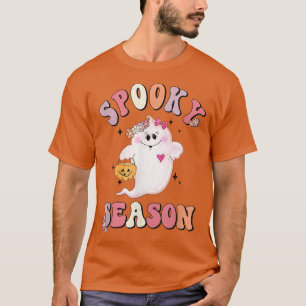 T-shirt Saison éffrayante Halloween Super Ghost Citrouille