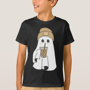 T-shirt Saison éffrayante Jote Retro Ghost Ice Coffee Hall
