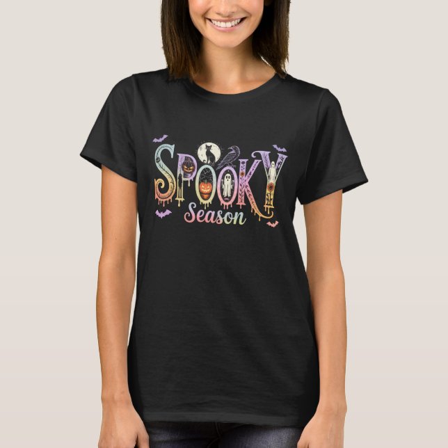 T-shirt Saison Effrayante Pastel Gothique (Devant)
