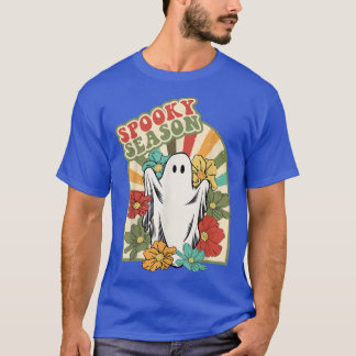 T-shirt Saison Éffrayante Rétro Ghost Halloween esthétique