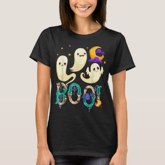 T-shirt Saison Éffrayante super mignonne Ghost Holding Cit