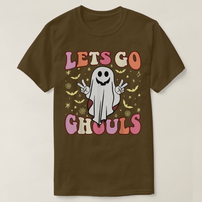 T-shirt Saison Halloween Ghost Éffrayant Lets Go Ghouls 20 (Design devant)