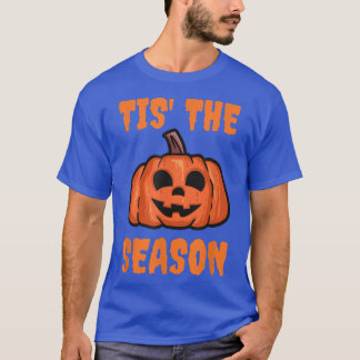 T-shirt Saison Halloween Vintage automne citrouille effray