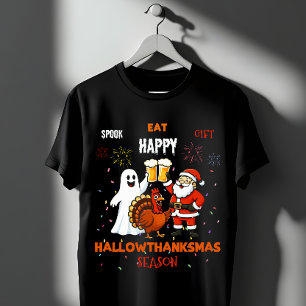 T-shirt Saison Hallowthanksmas de Spook Eat Don