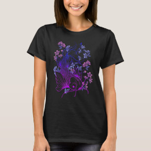 T-shirt Saison japonaise de fleurs de cerisiers Koi Carp A