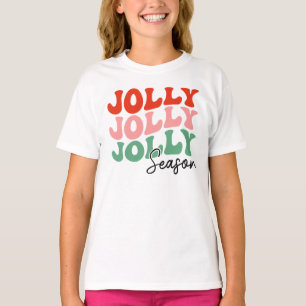 T-shirt Saison Jolly Jolly Saison Retro Typographie de vac