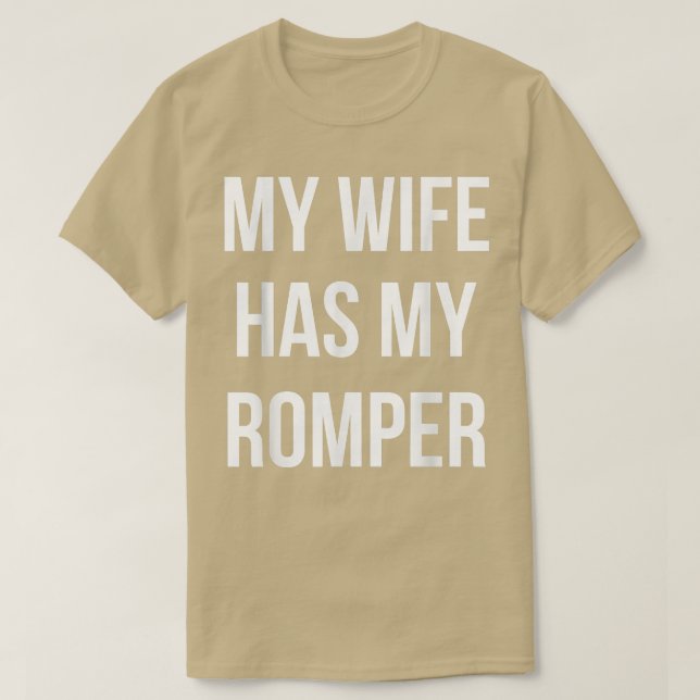 T-shirt Saison Romper Ma Femme A Mon Romper Drôle (Design devant)