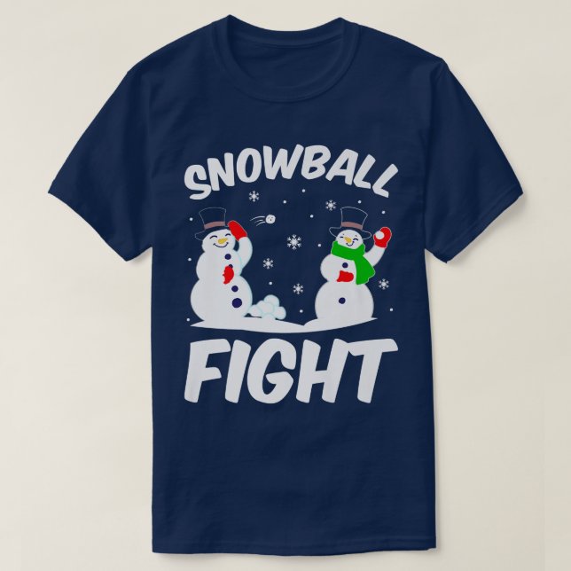 T-shirt Saison Snowball Saison Snowballs Hiver Saison Neig (Design devant)