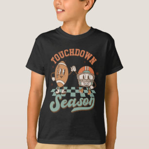 T-shirt Saison super Touchdown Football Éclair Bolt Ga