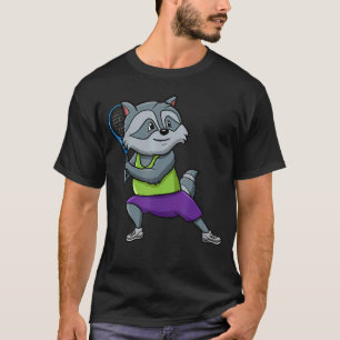 T-shirt Saison Tennis Sports Racket Jeu Animal Panda Ki