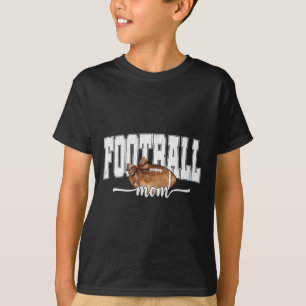 T-shirt Saison Touchdown Foot américain Maman Jour de matc