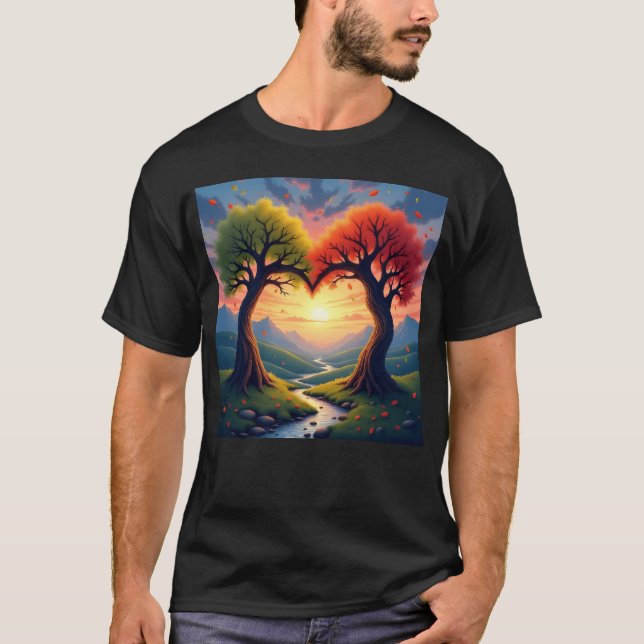 T-shirt Saisons d'amour drôle (Devant)