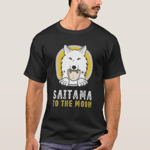 T-shirt Saitama Inu Coin Millionaire Saitama Sur La Lune