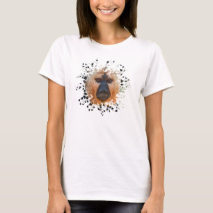 T-shirt Saki à visage blanc