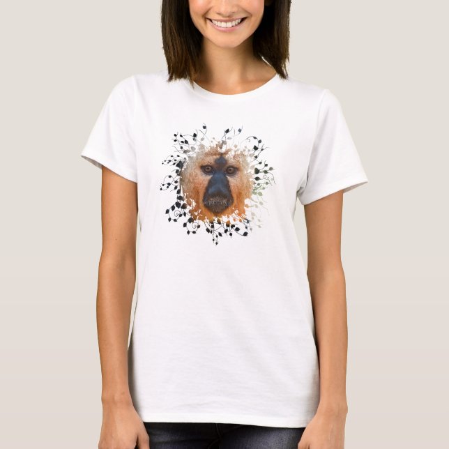 T-shirt Saki à visage blanc (Devant)