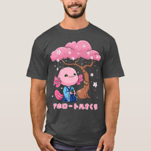 T-shirt Sakura Aolotl Japonaise Fleur de cerise Sakura Flo