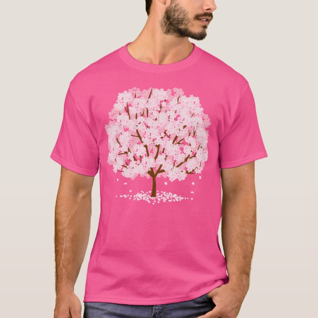T-shirt Sakura Cherry Blossom (Devant)