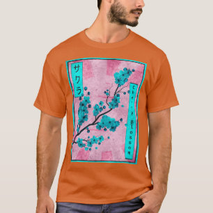 T-shirt Sakura Cherry Blossom Japonais Aesthétique Vintage