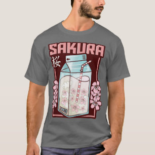 T-shirt Sakura Cherry Blossom Juice Design for Japanese Cu