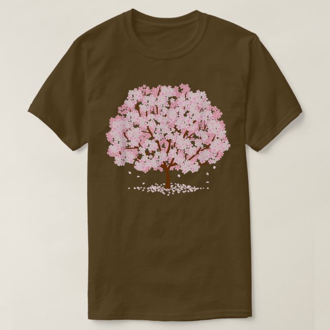 T-shirt Sakura Cherry Blossom Tree (Design devant)