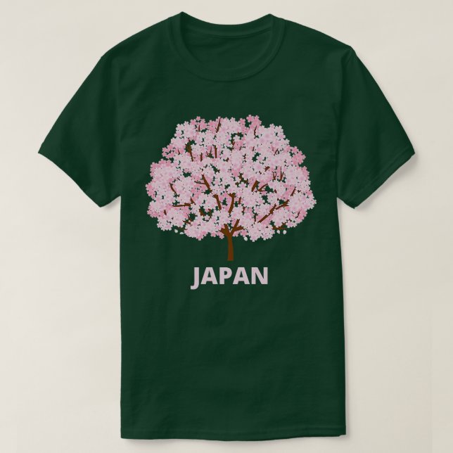 T-shirt Sakura Cherry Blossom Tree Japon (Design devant)