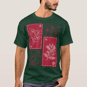 T-shirt Sakura Fleur de cerisier Fleur de fleurs Nature ja
